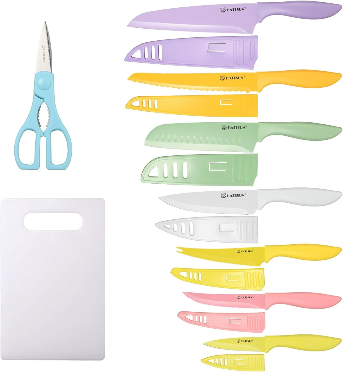 30 Piece Knife Set with Kitchen Cutting Board
