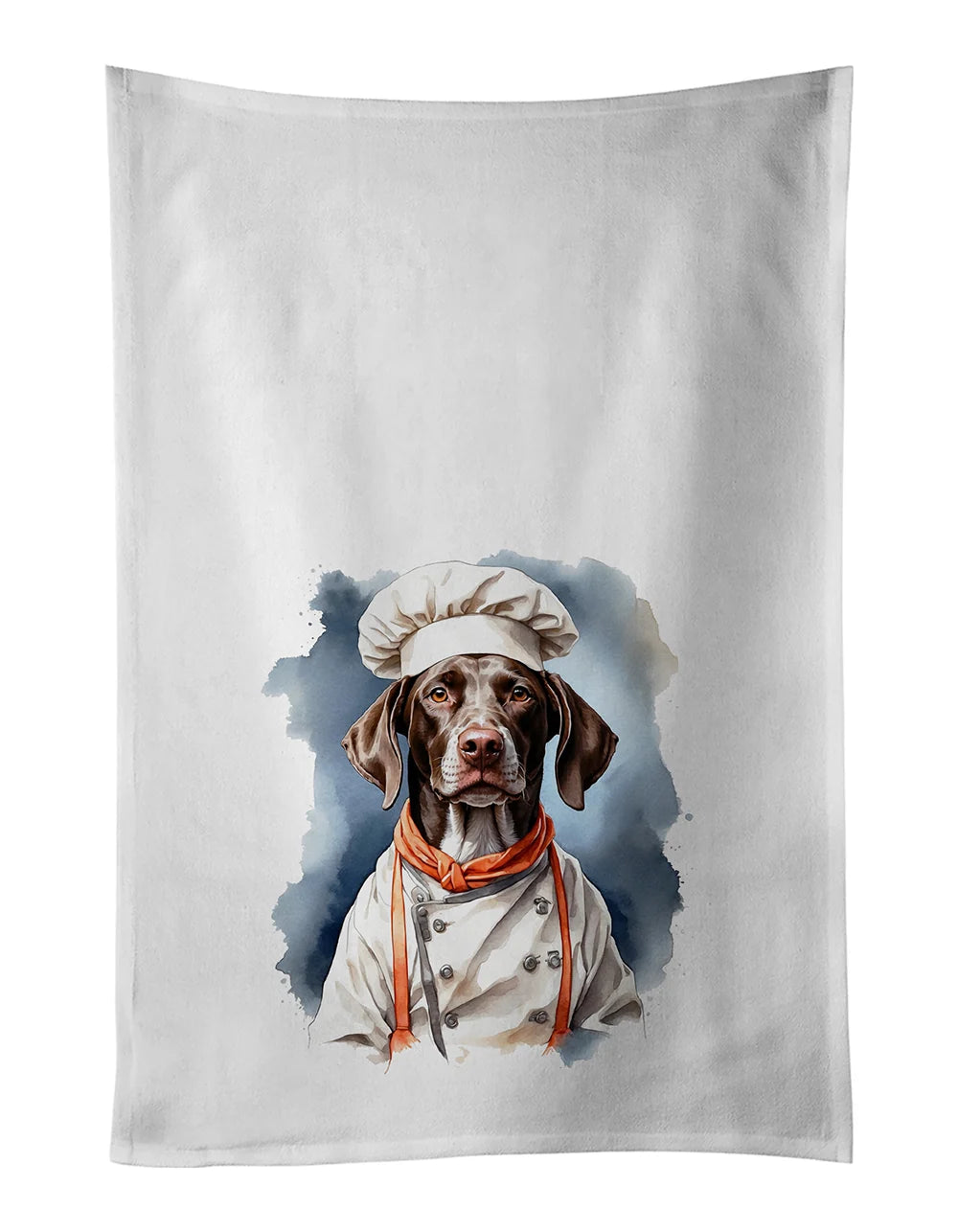 German Shorthaired Pointer Chef Kitchen Towel Set of 2