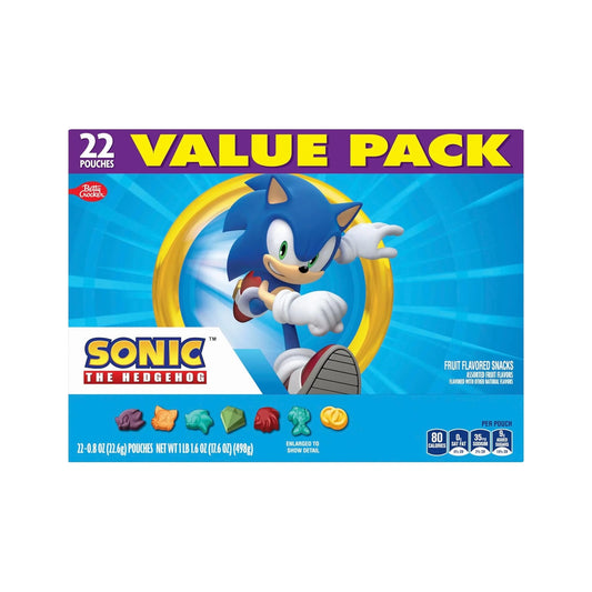 The Hedgehog Fruit Flavored Snacks, Treat Pouches, Gluten Free Snack, Value Pack, 22 Ct, 17.6 Oz