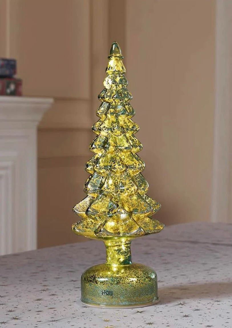 Sparkling Christmas Tree Led Light, Elegant Table Setting & Tablescape Decor Centerpiece