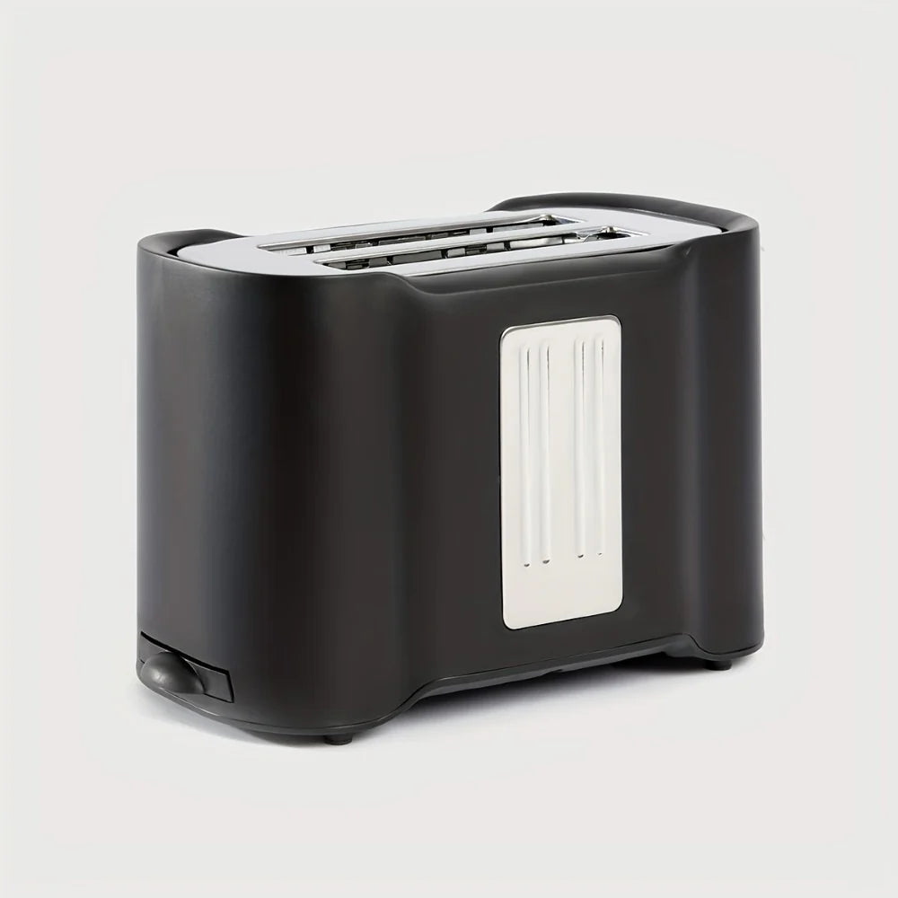 2 Slice Toaster, Quick & Even Results Every Time, Wide Slots Fit Any Size Bread Drop-Down Crumb Tray for Easy Clean Up, Stainless