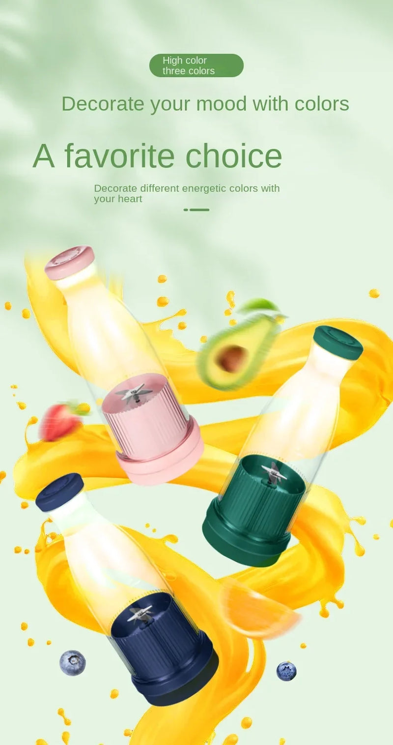 Electric Orange Juicer Bottle Portable Juicer Blender Wireless Fresh Juice Extractors Mixer Kitchen Fruit Squeezer Blender