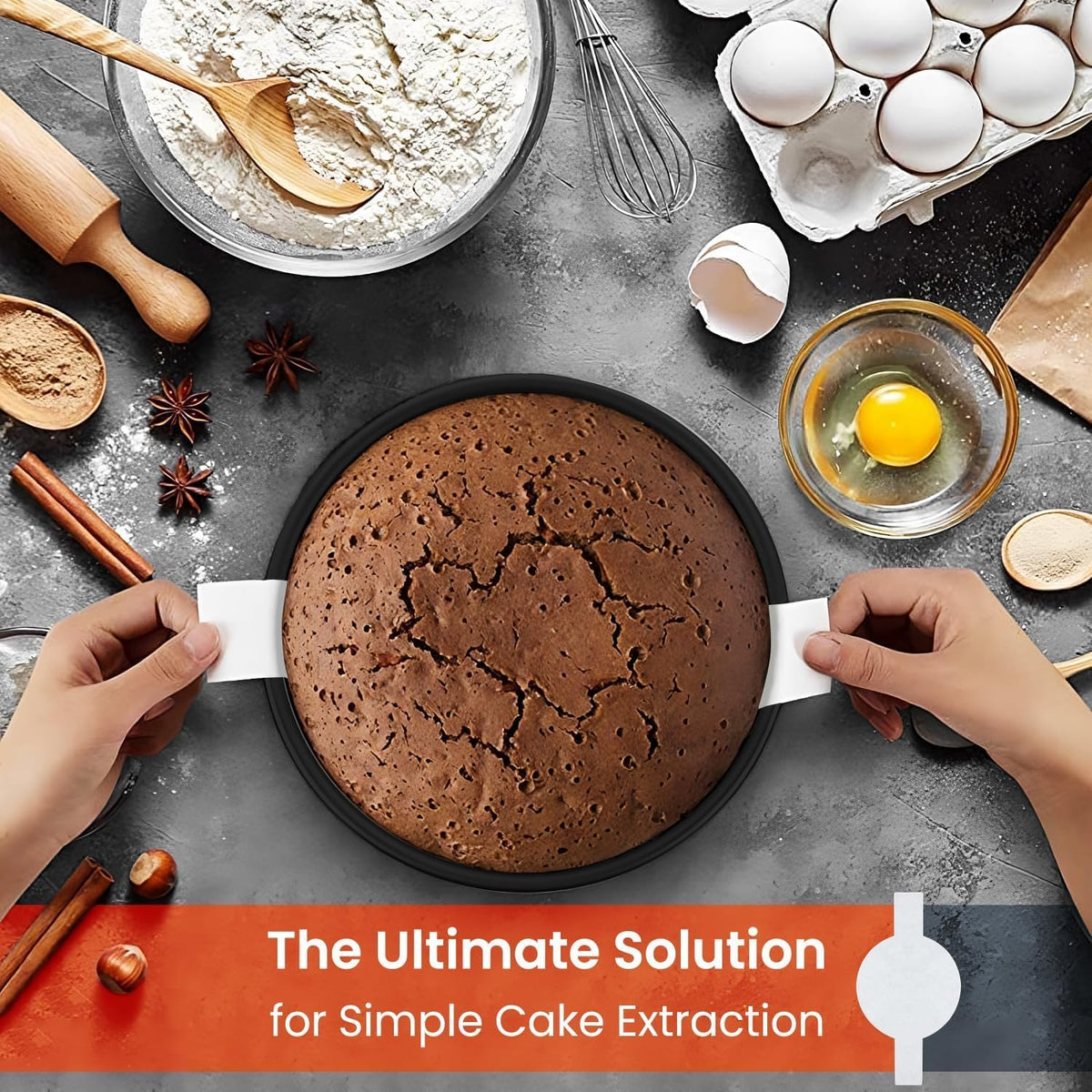 133-piece cake pan and decorating kit