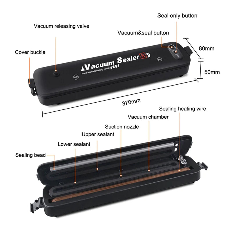 Automatic vacuum sealer machine