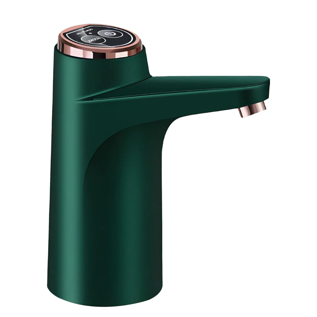 Electric Water Bottle Pump, Dual Button Automatic Water Dispenser, USB Rechargeable, Green