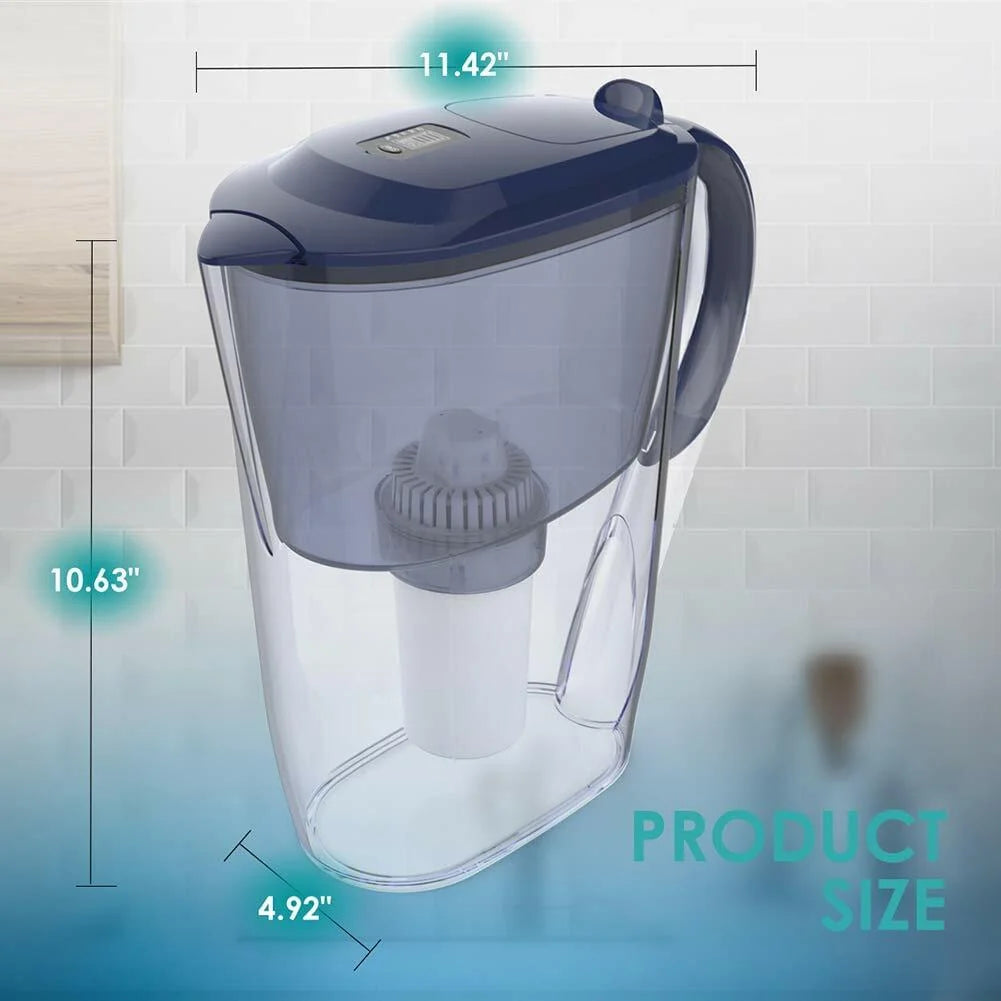Dp06Water Filter Jug Water Pitcher Purifier Cartridge Electronic Indicator 10Cup