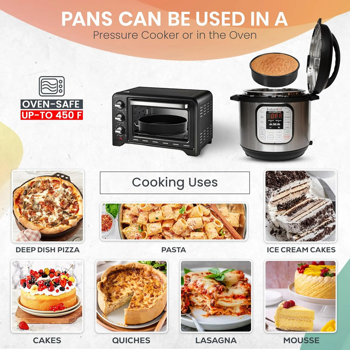 133-piece cake pan and decorating kit